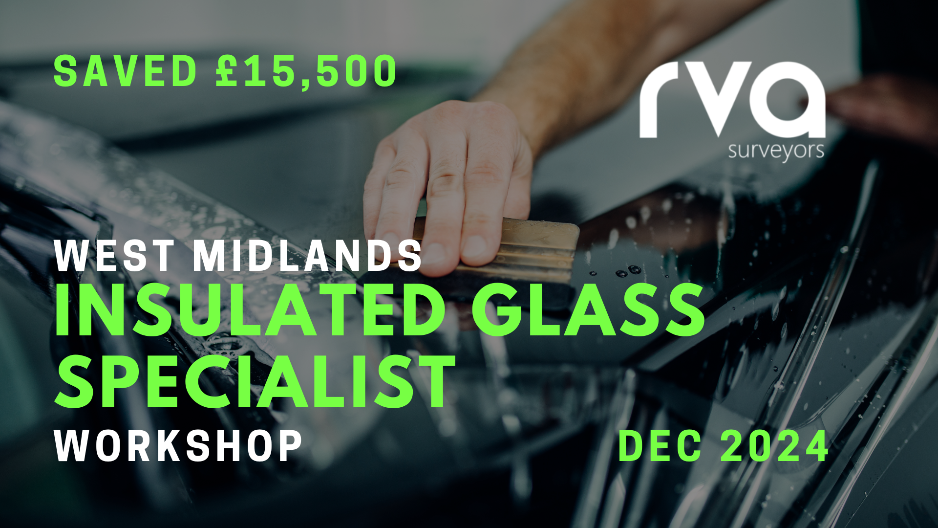 Insulated Glass Specialist – West Midlands | Workshop