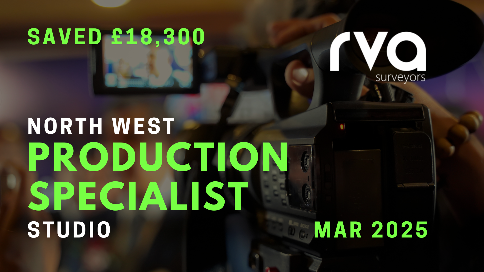 Production Specialist – North West | Studio