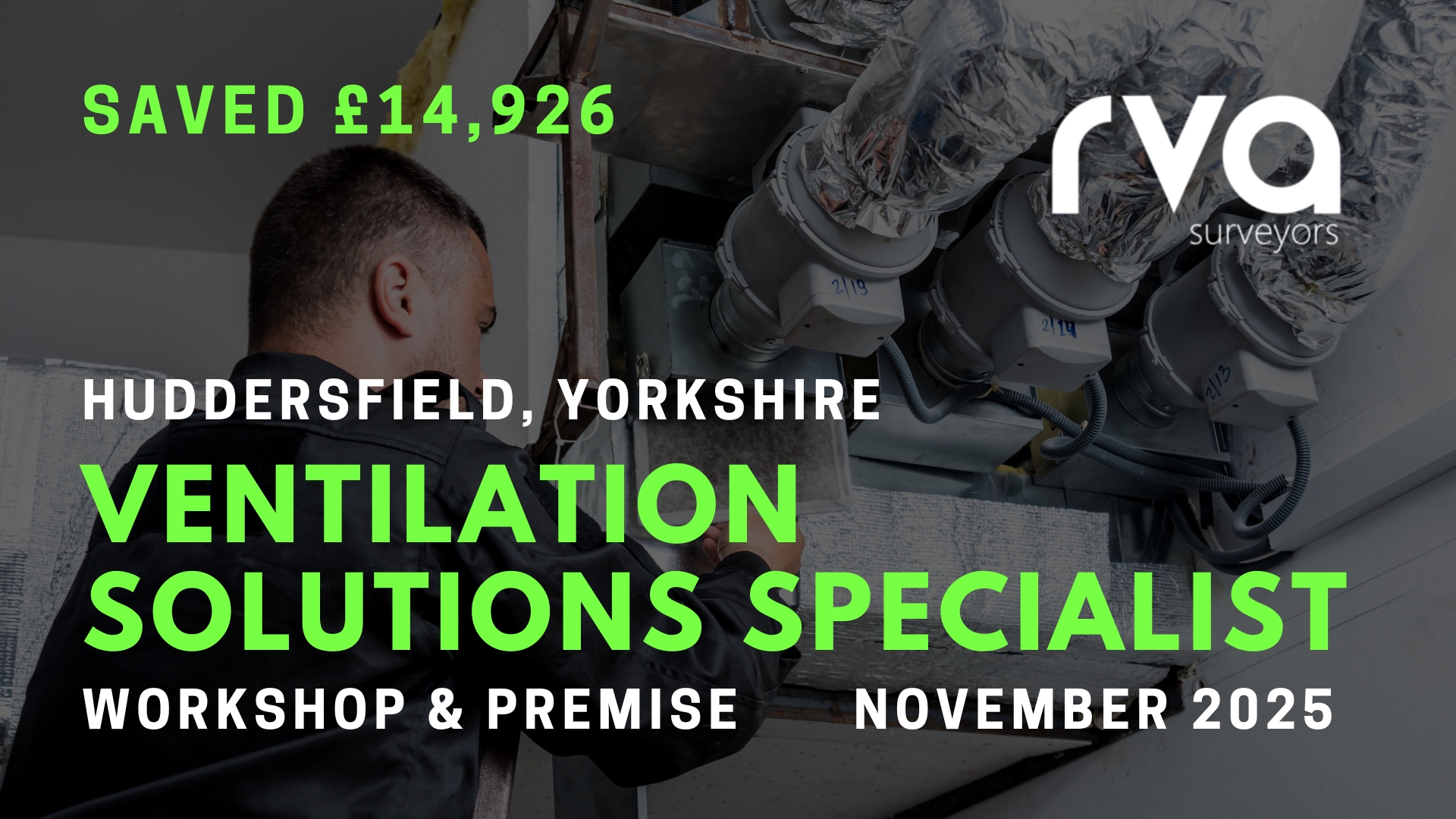 Ventilation Specialist – Huddersfield | Workshop
