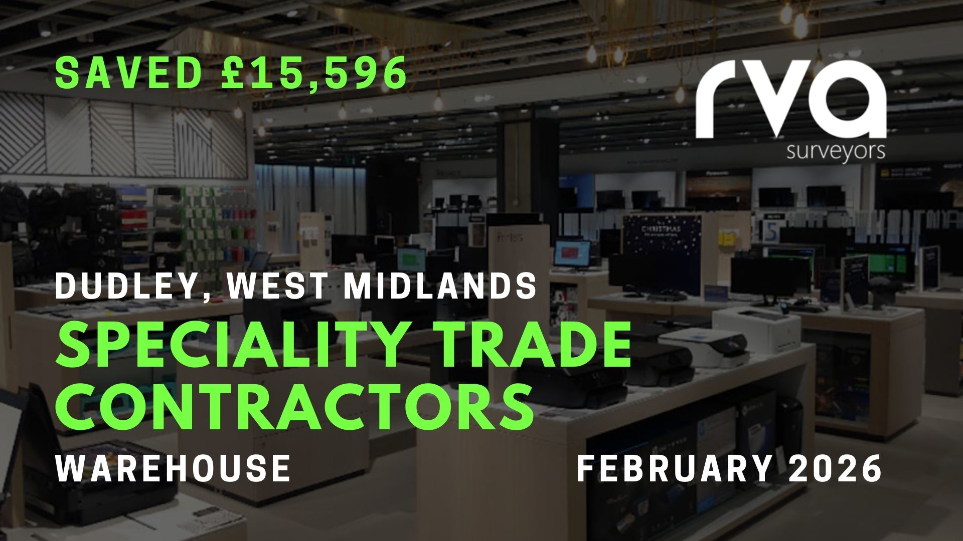 Speciality Trade Contractors – West Midlands | Warehouse