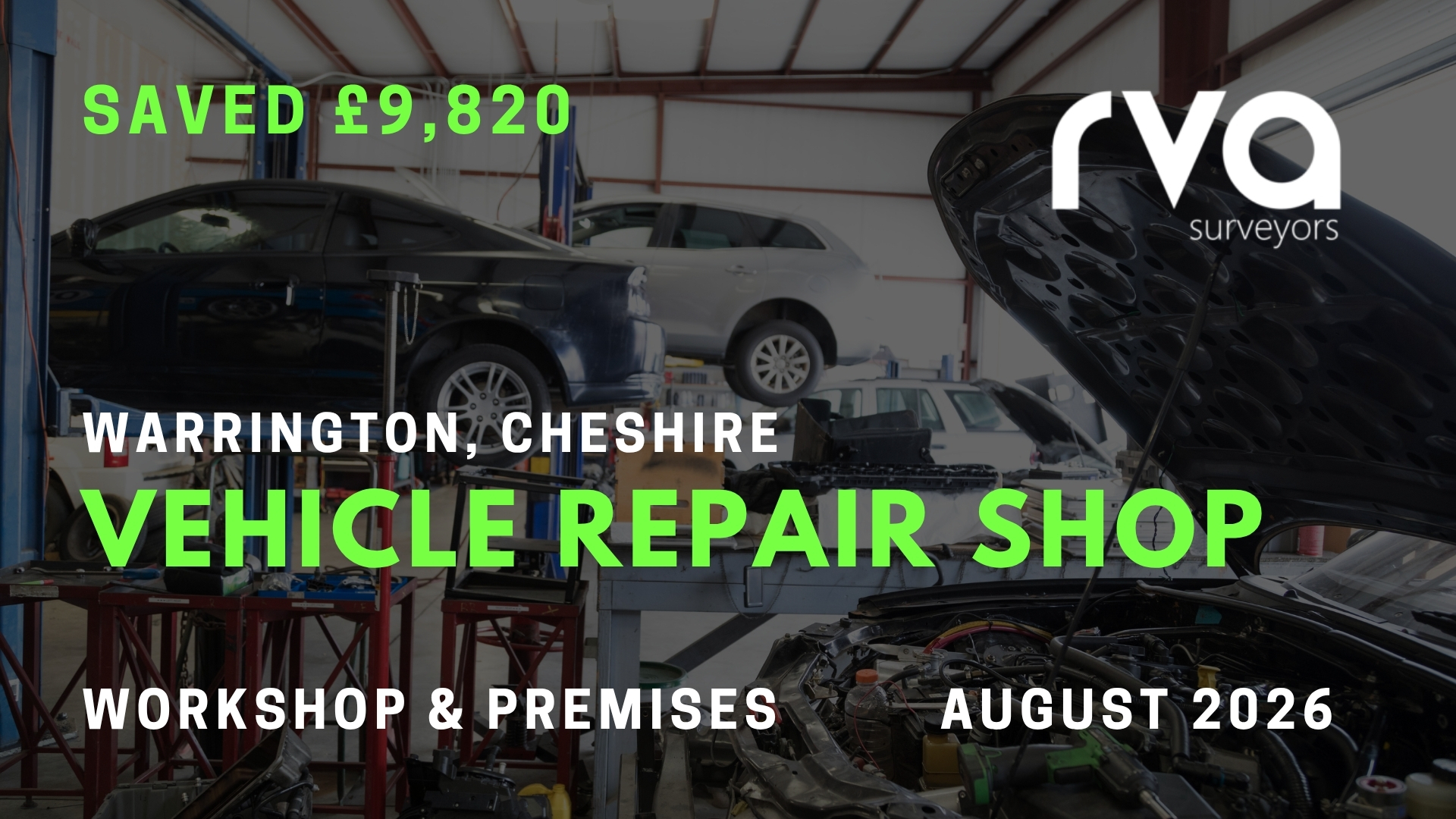 Vehicle Repair Shop – Warrington | Workshop