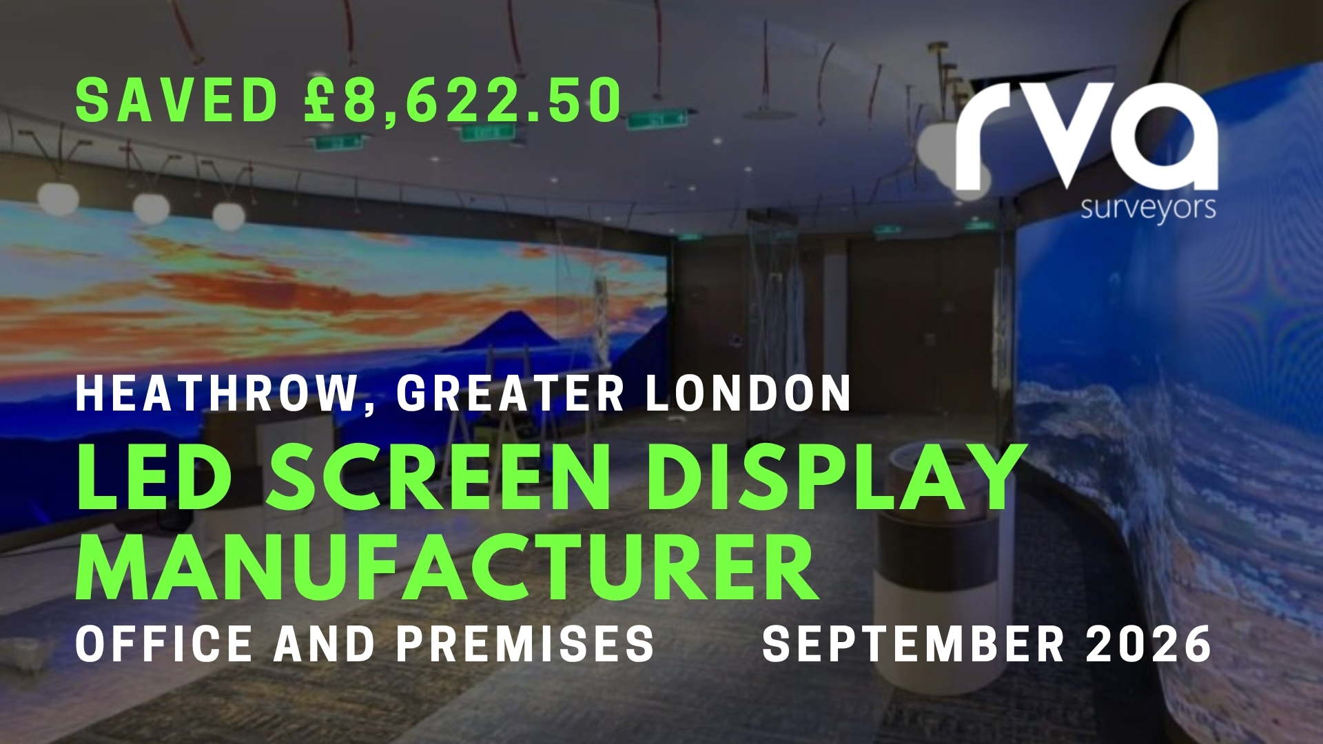 LED Screen Display Manufacturer – Heathrow | Office and Premises